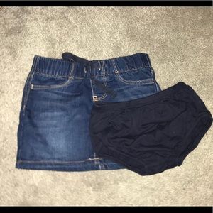 Denim skirt